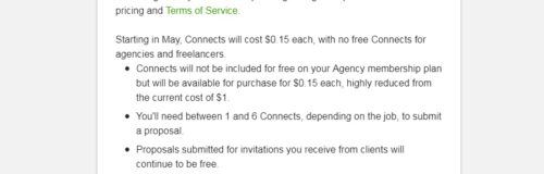 Pricing Update of Upwork 2019